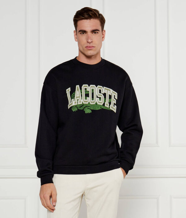 

Свитер Loose fit Lacoste, черный