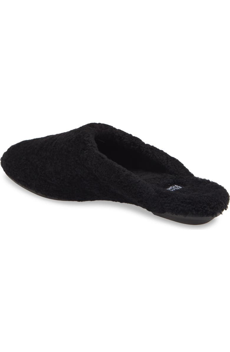 Eileen Fisher Блог 3 Женские тапочки черные мутоновые мюли — фото 3