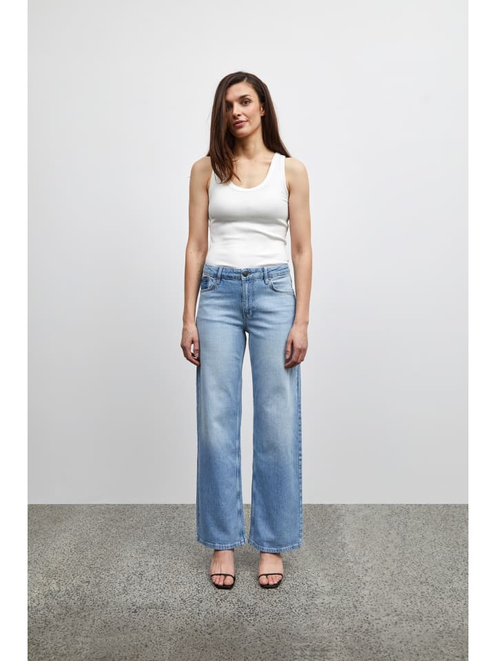 

Джинсы PZVEGA облегающие из светло-голубого денима Pulz