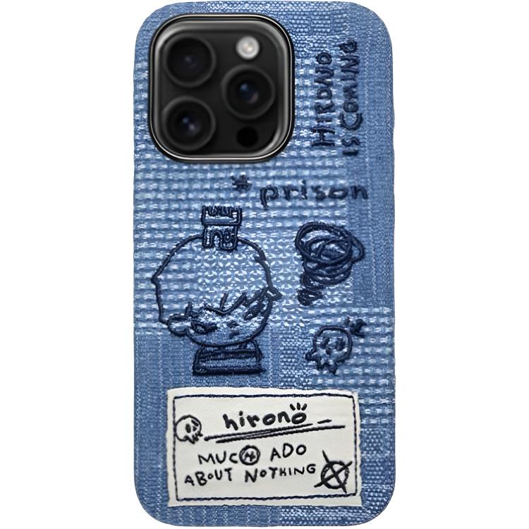 

Чехол для телефона Hirono Living Wild Decline City Collection Small Wild POP MART, hirono is here-thinking about denim phone case