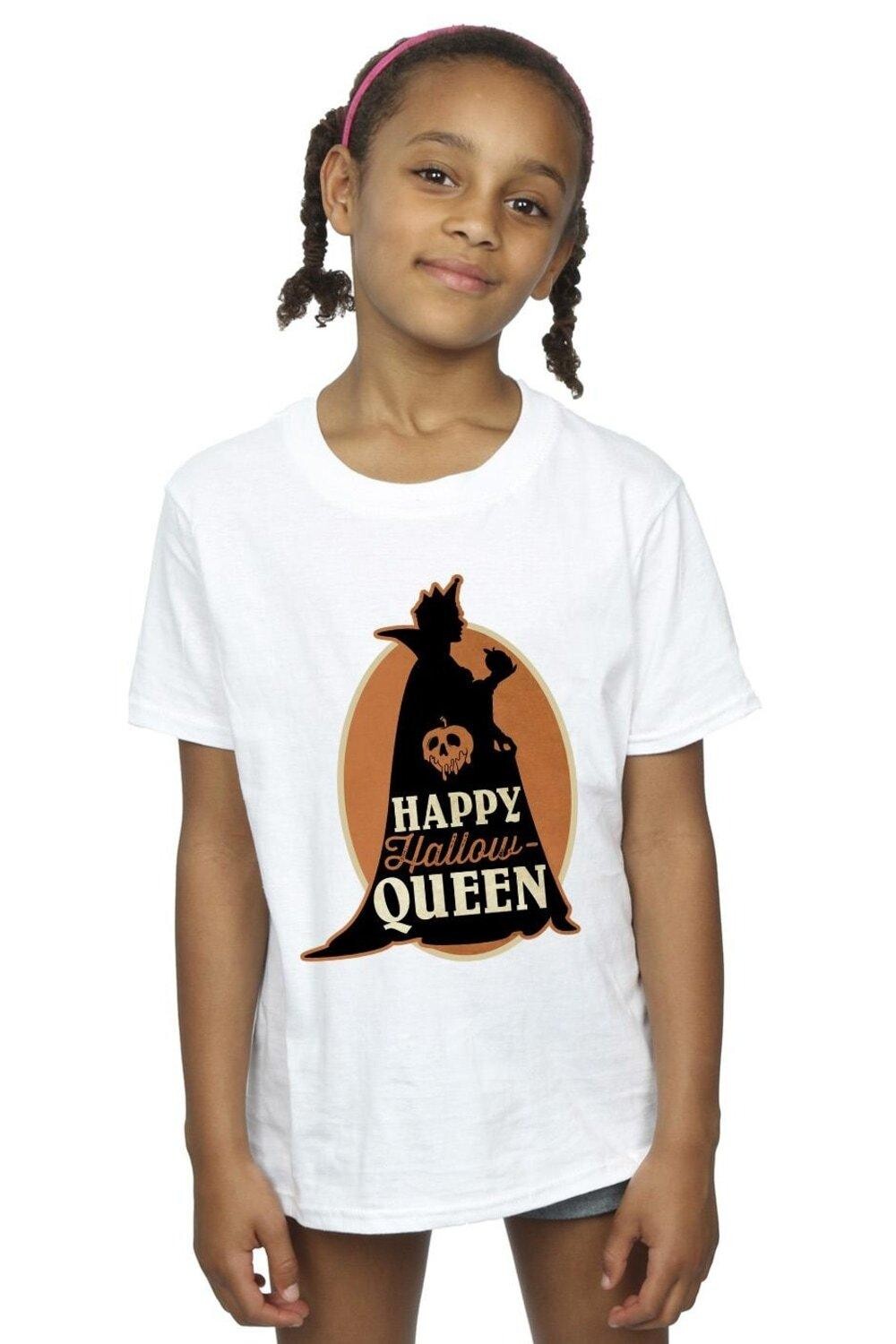 

Хлопковая футболка Villains Hallow Queen Disney, белый