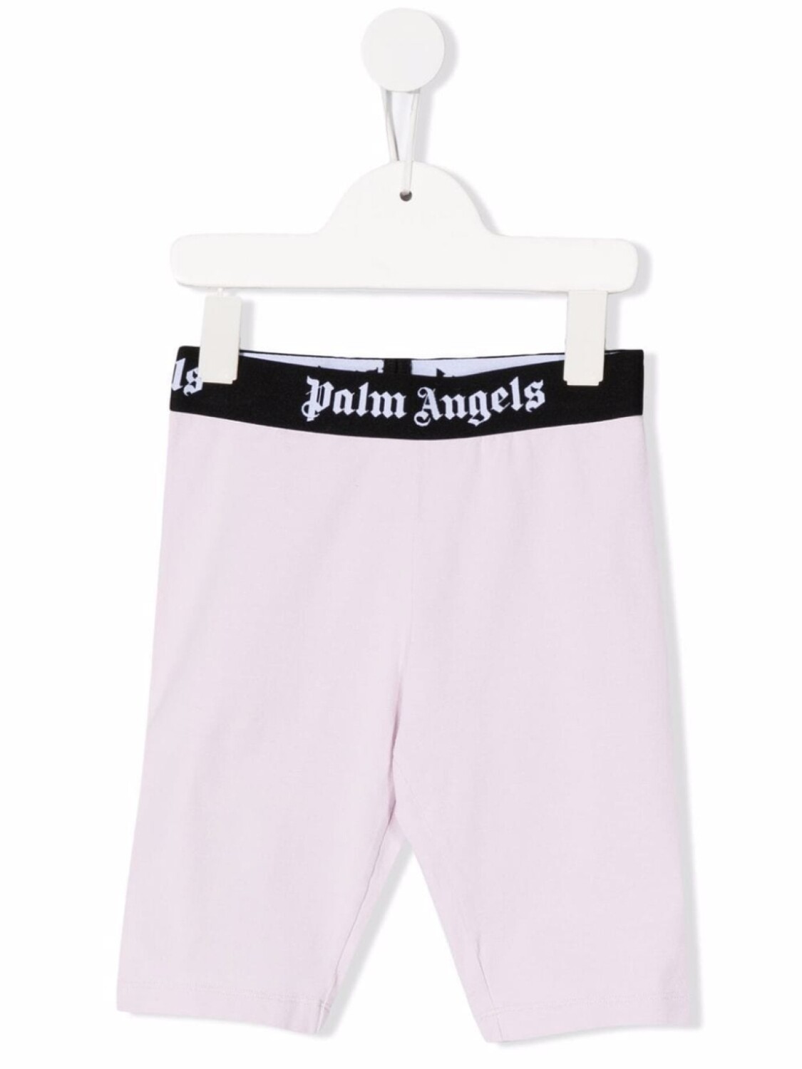

Palm Angels Kids облегающие шорты с логотипом, розовый