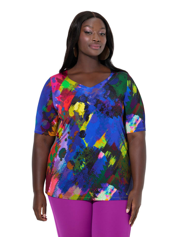 

Ulla Popken Футболка темно-сапфирового цвета, Синий, Ulla Popken Футболка темно-сапфирового цвета