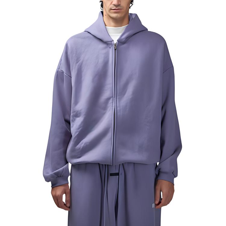 Толстовка с логотипом Fear Of God Essentials, Орхидея Пурпурный/Лавандовый — фото 4