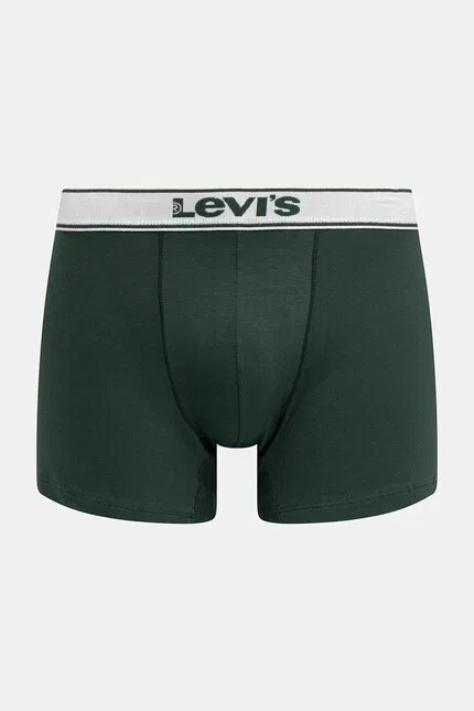 Боксеры хлопковые 2 шт Levi's, зеленый — фото 2