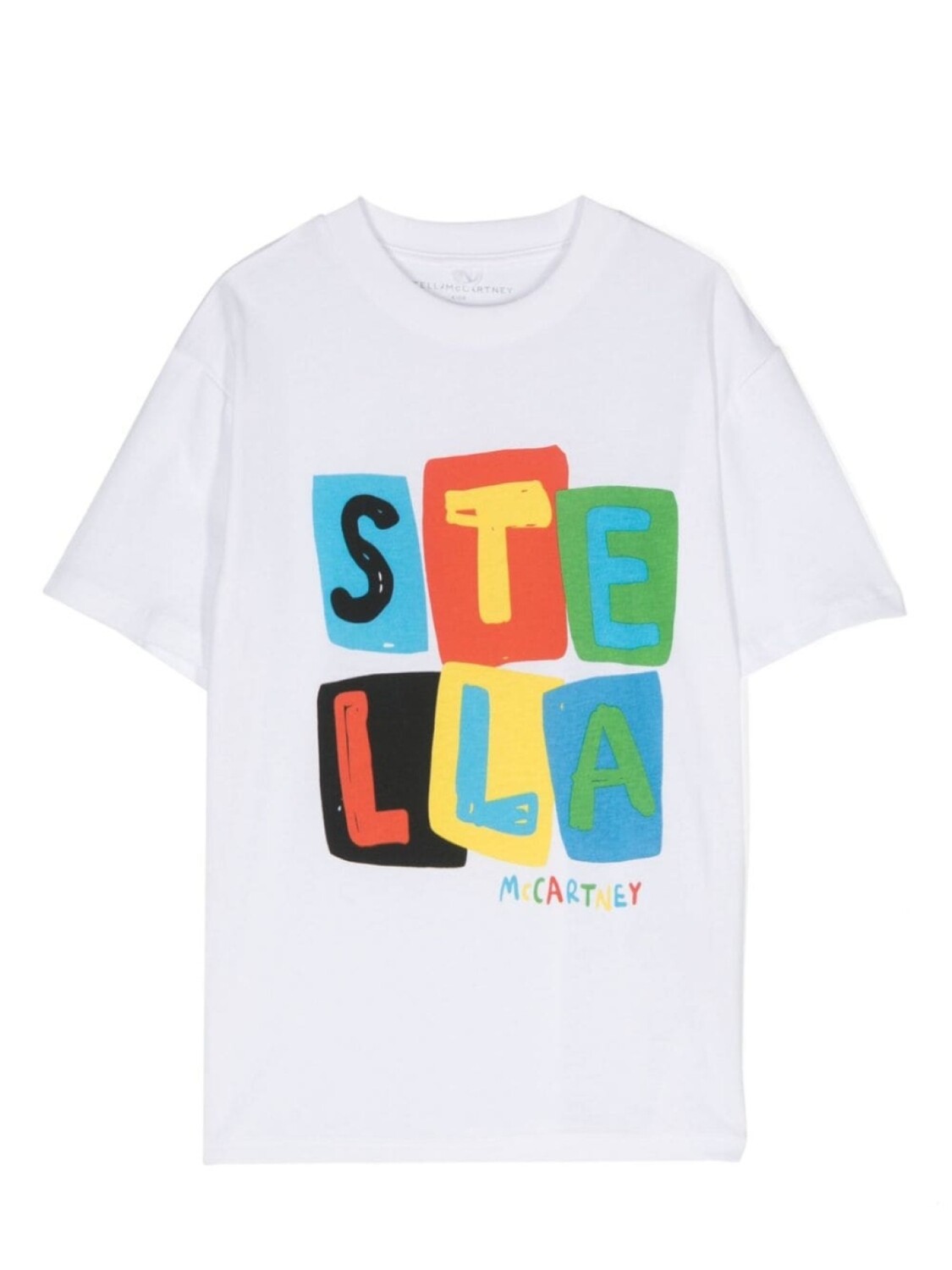 

Stella McCartney Kids футболка с логотипом, белый