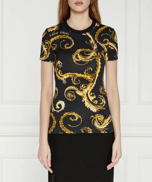 

Футболка Slim fit Versace Jeans Couture, черный