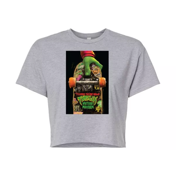 

Укороченная футболка Juniors TMT Mutant Mayhem Licensed Character, серый