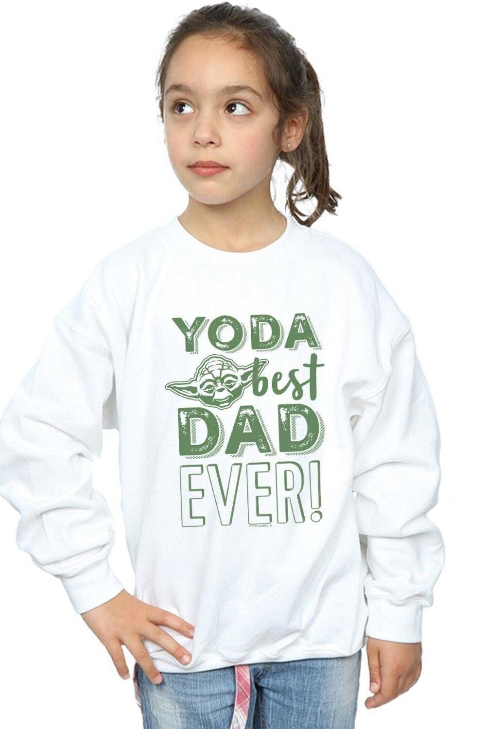 

Толстовка Yoda Best Dad Star Wars, белый