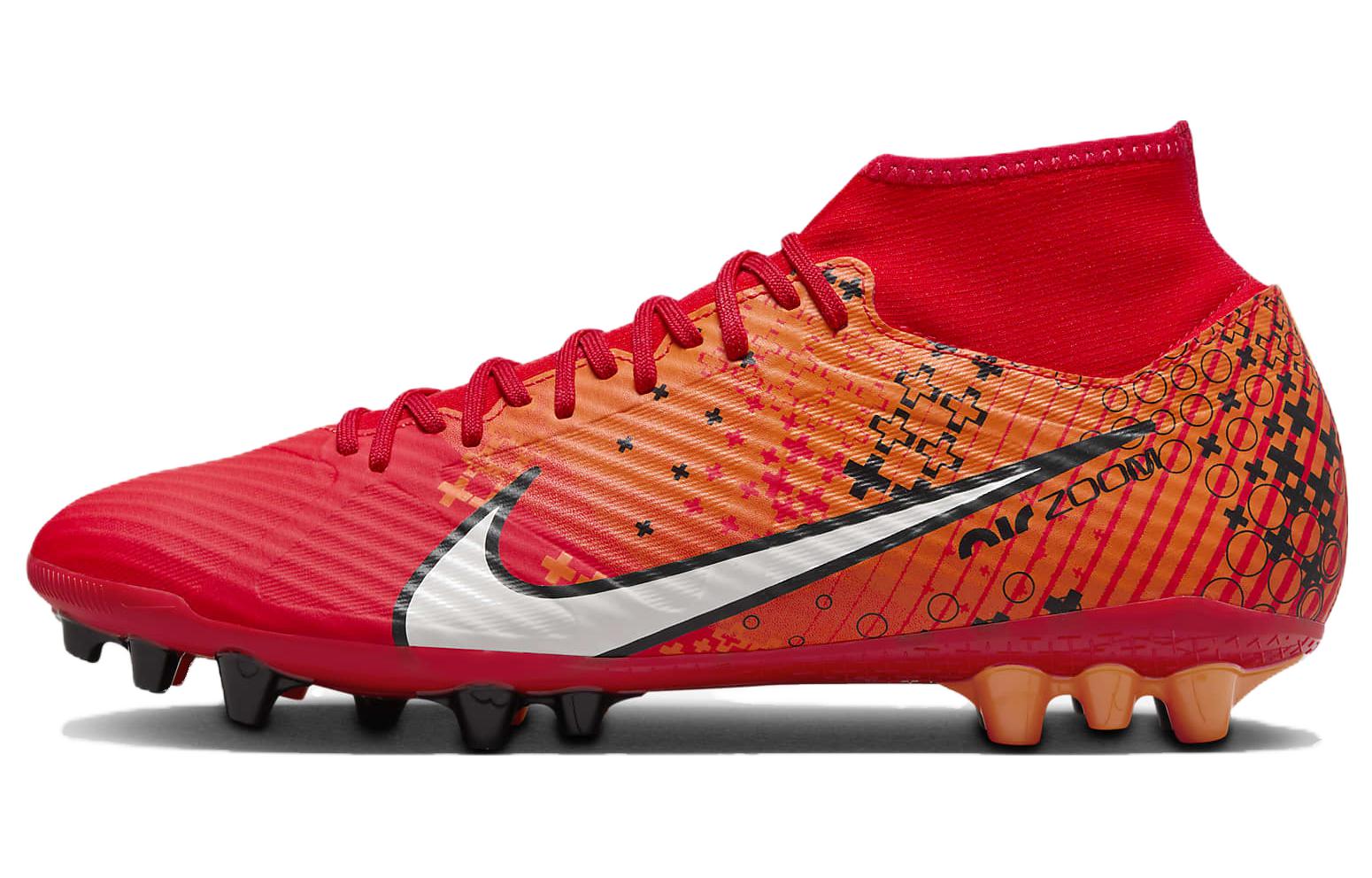 

Nike Mercurial Superfly 9 Academy Light Crimson Красный Оранжевый Белый