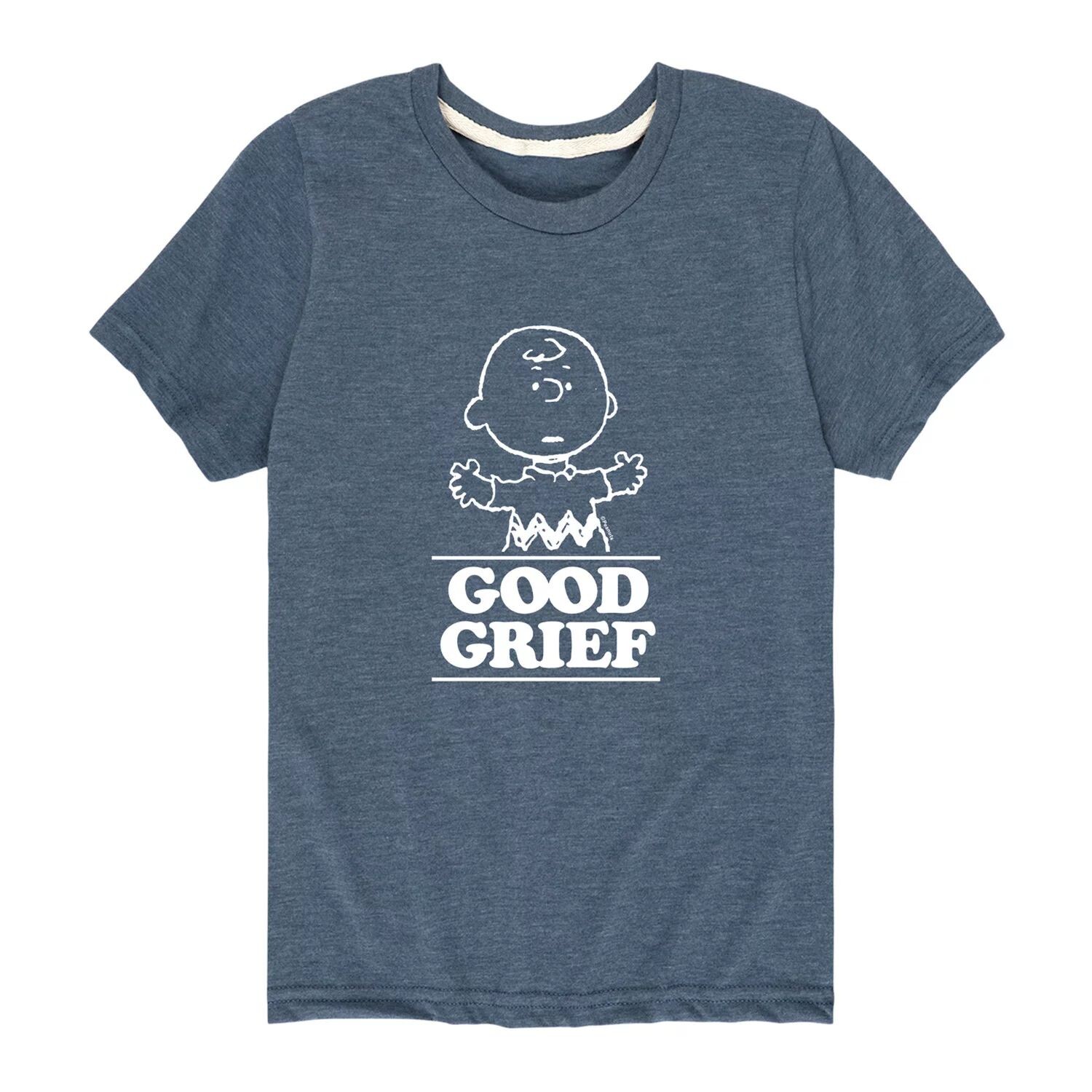 

Футболка с рисунком Peanuts Charlie Good Grief для мальчиков 8–20 лет Licensed Character