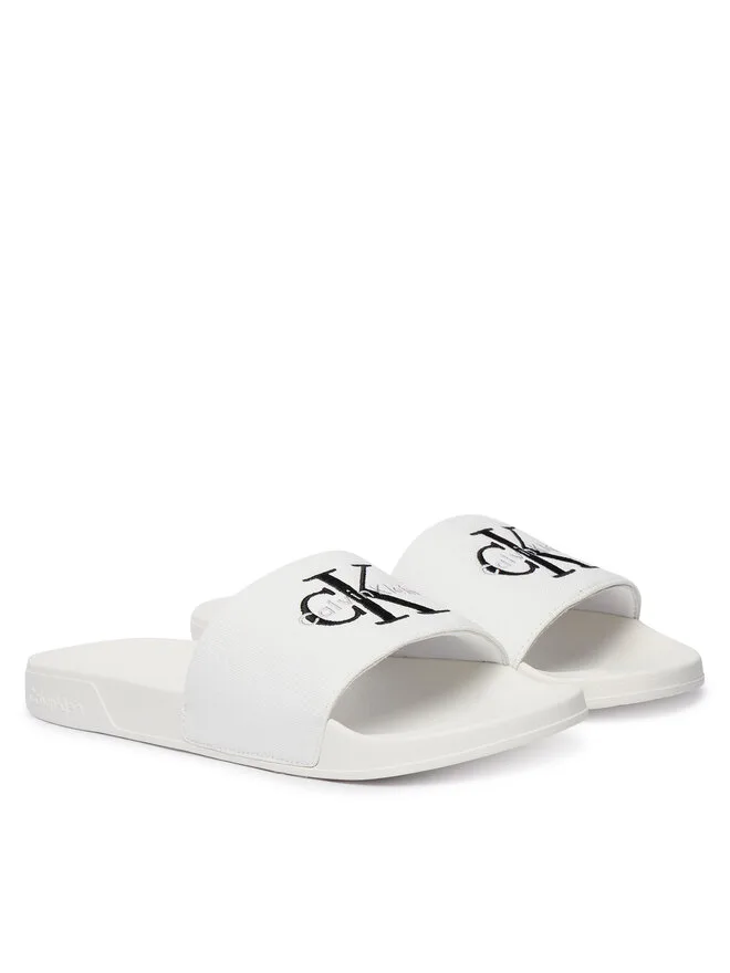 Calvin Klein Ess Slide CV mules YM0YM01393 White — фото 2