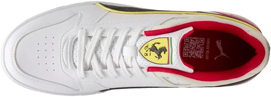 Мужские низкие кроссовки PUMA Scuderia Ferrari RBD Game на шнуровке, повседневные, черные — фото 4
