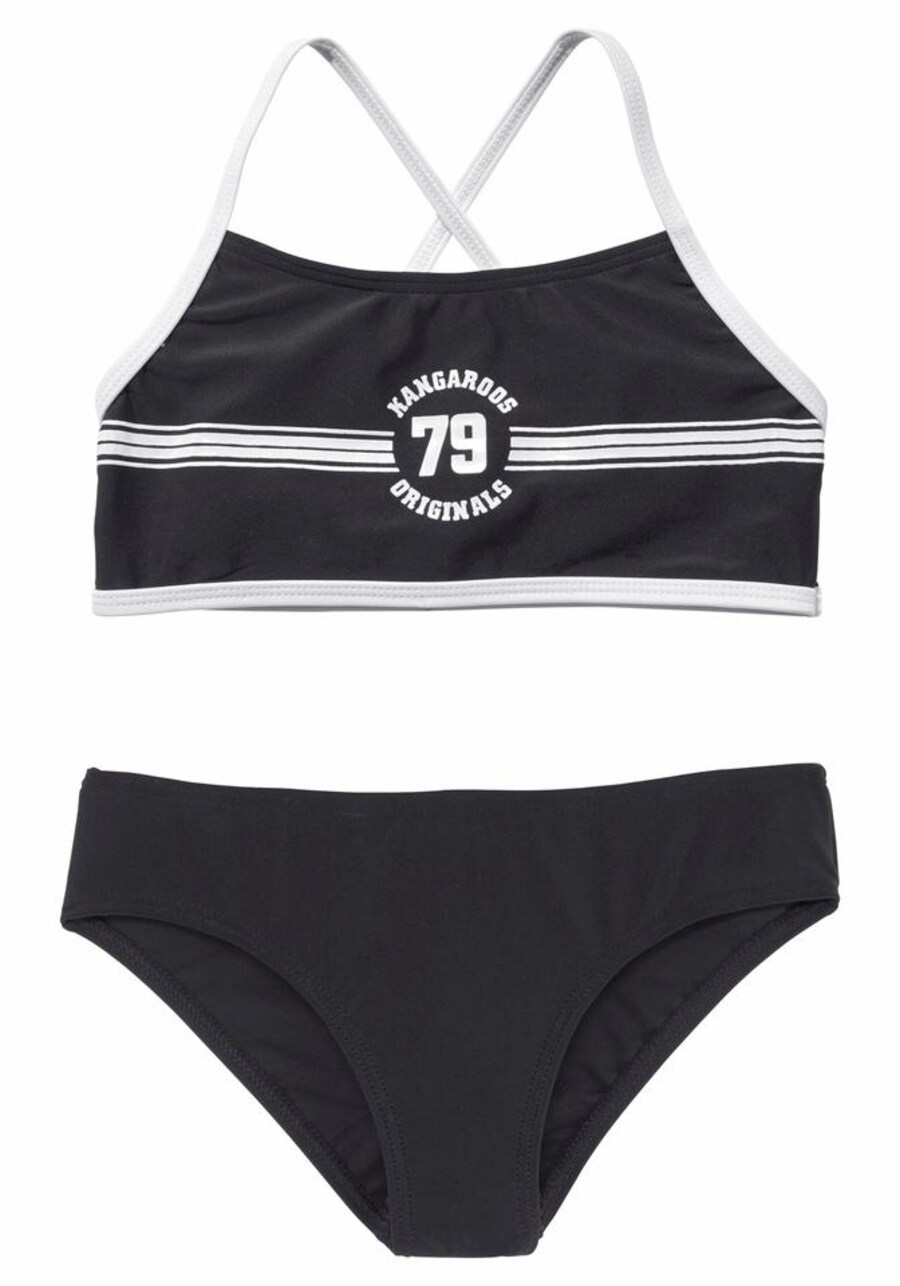 

Бикини KangaROOS T-shirt Bikini Sporty, черный