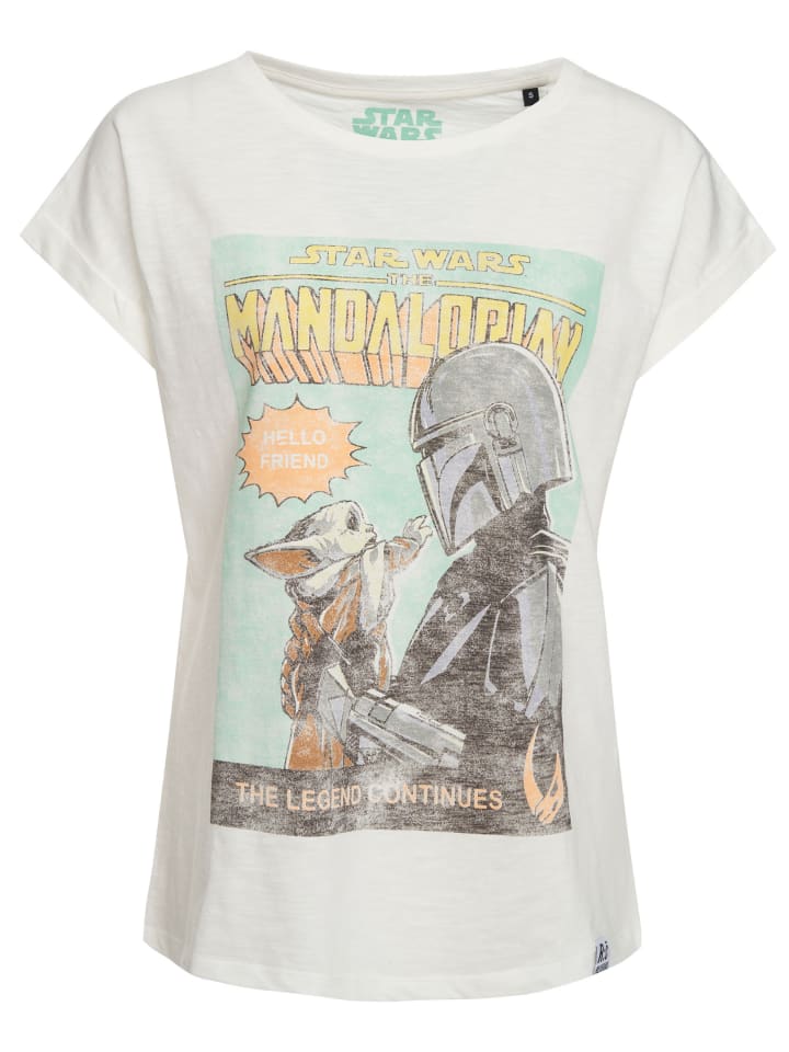 

Футболка Re:Covered T-Shirt Star Wars The Mandalorian, экрю