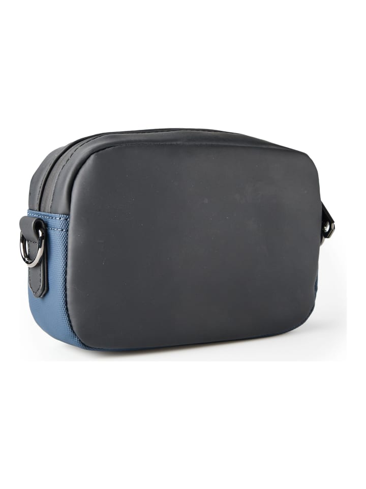 Valentino Сумка-мешок Dragonhawk Mini Bag Shoulder Bag 18 см, сине-черная — фото 2