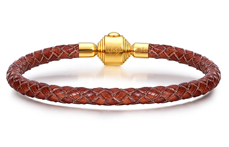 

Стальной браслет Fortune Unisex CHOW TAI FOOK, коричневый