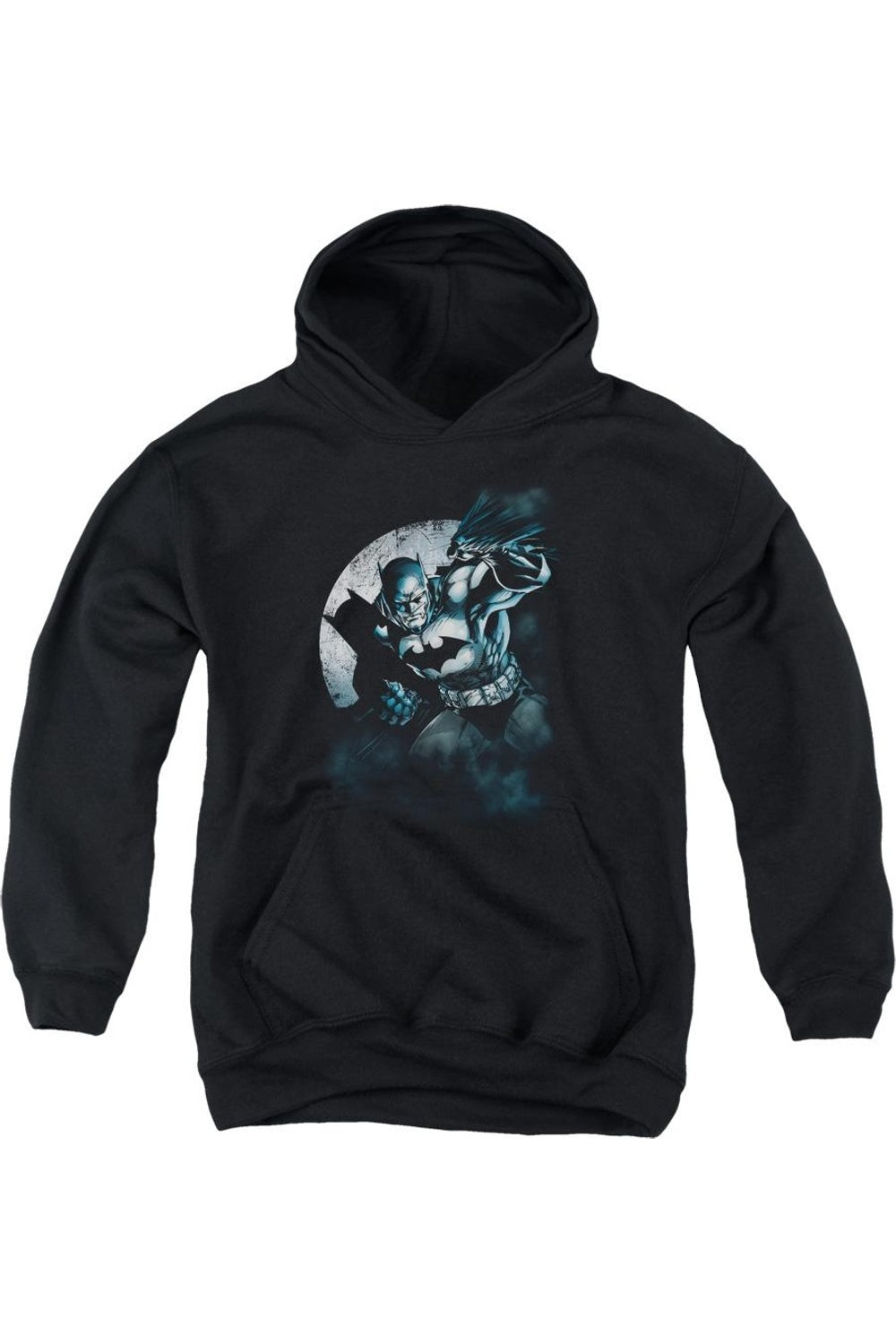 

Батмен худи с подсветкой прожектора для детей Gildan, черный