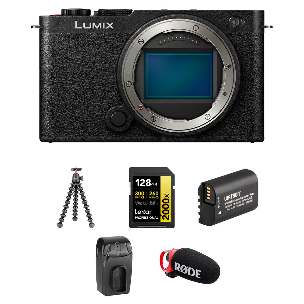

Беззеркальная камера Panasonic Lumix S9 Mirrorless Camera with Content Creation Kit