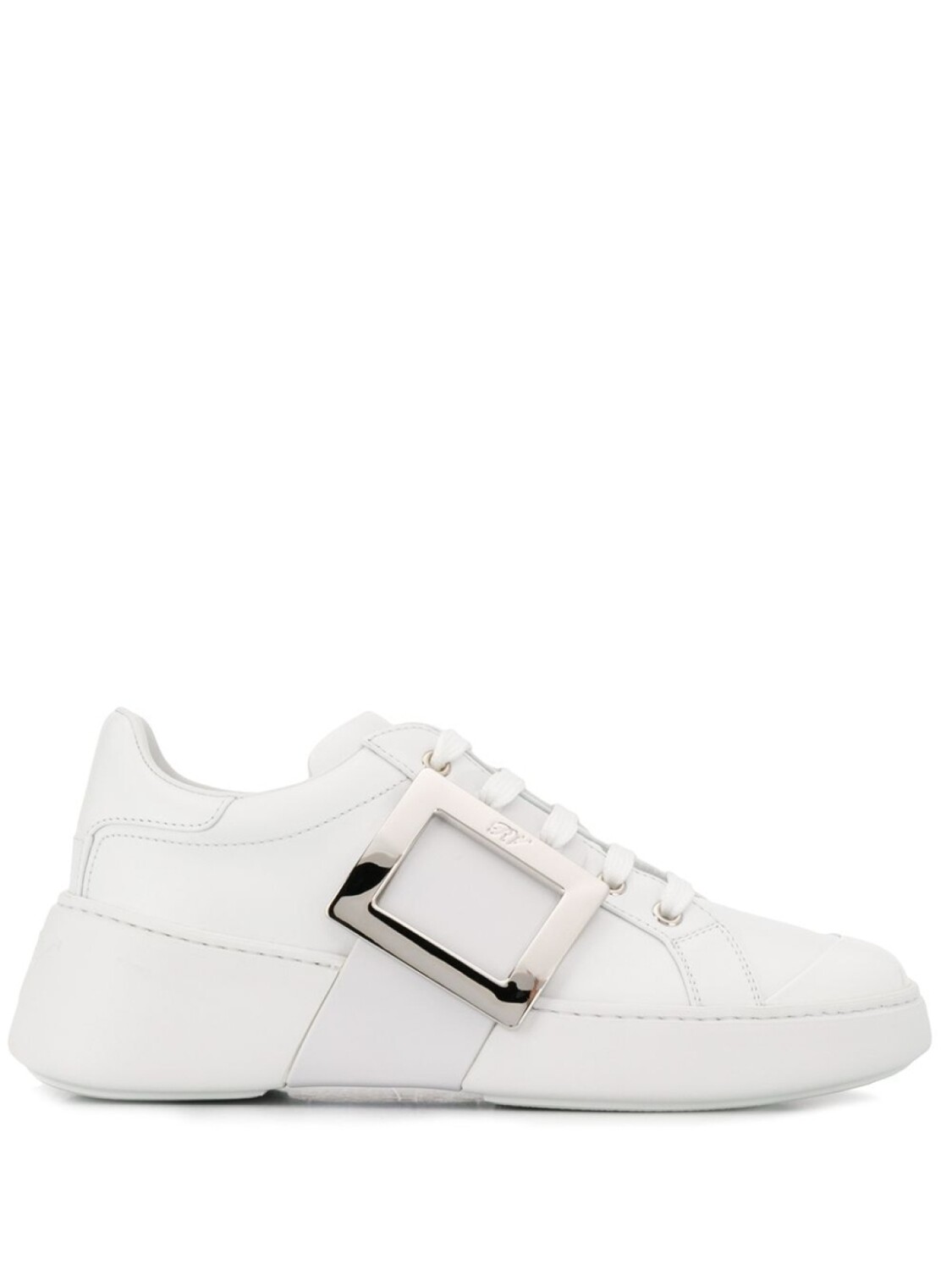 Roger Vivier кроссовки Viv Skate с пряжками, белый