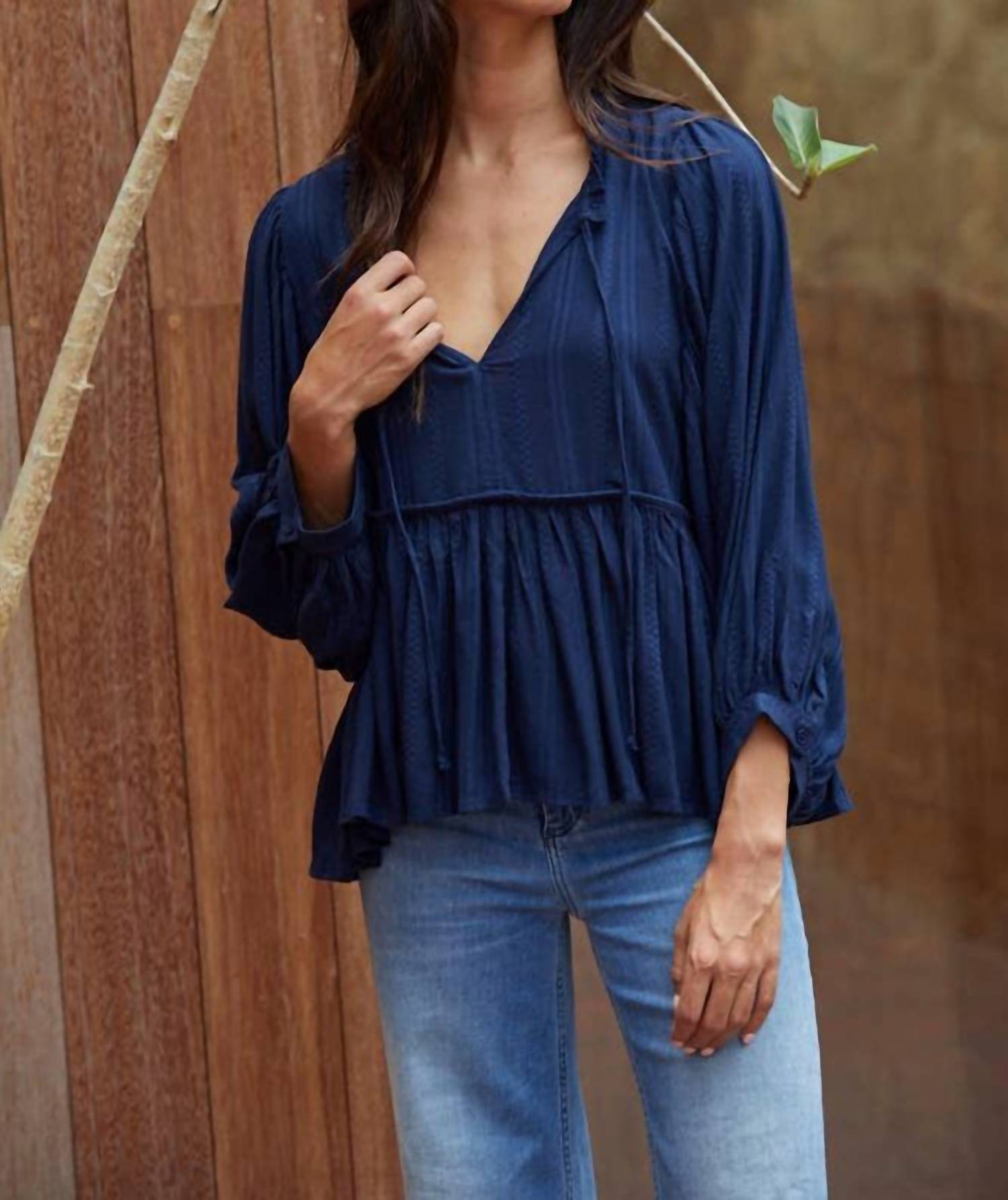 

Топ Lindona в темно-синем цвете By Together