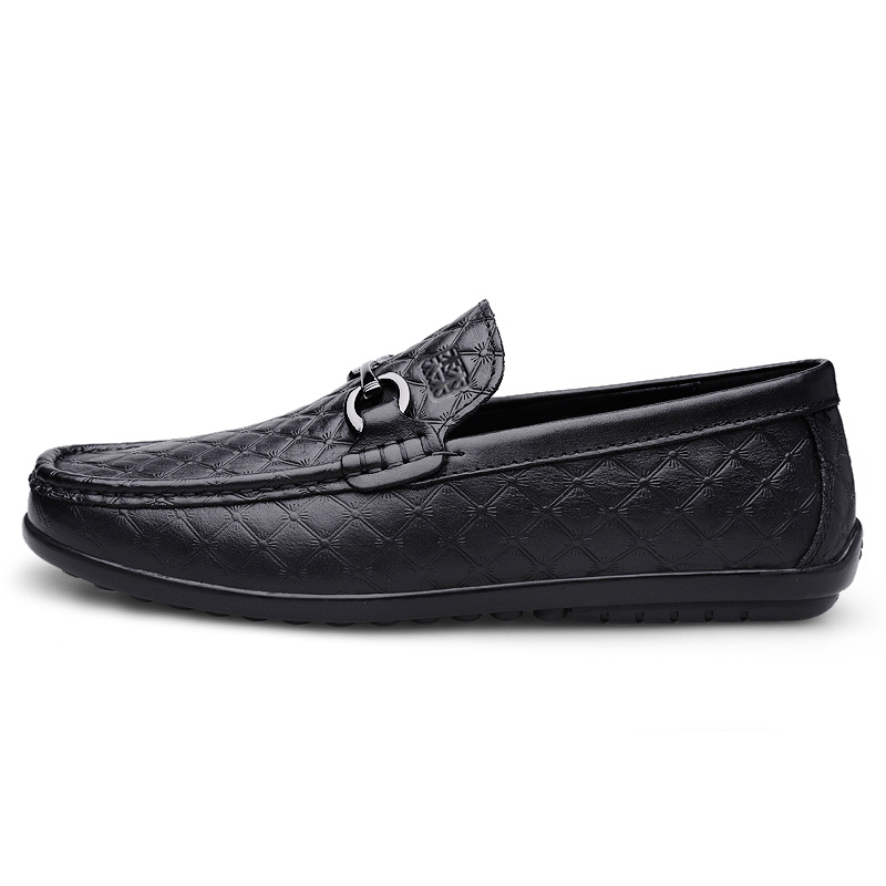 Лоферы Gommino унисекс Mulinsen, Black[Leather Shoe Size: Size 40 In This Model = Athletic Shoes 41]