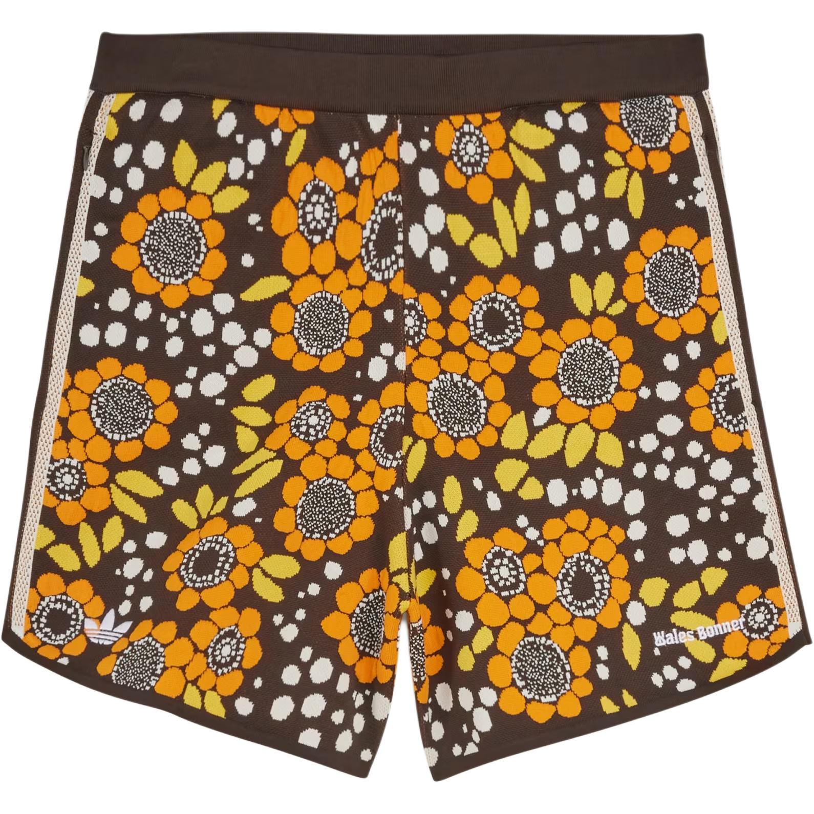 Шорты Adidas Floral Knit Adidas Originals, мультиколор — фото 3