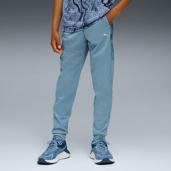 

Спортивные брюки с узором для больших детей Train All Day Essentials Puma, синий