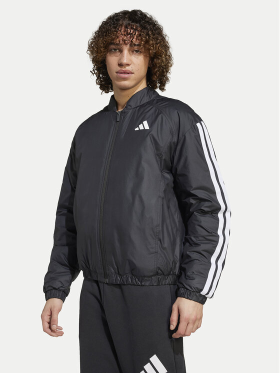 

Куртка-Бомбер свободного кроя Essentials 3-Stripes JD1294 Adidas, черный