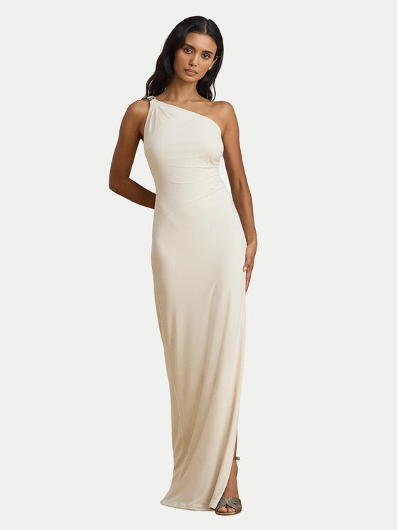 

Вечернее платье slim fit 253980922003 Lauren Ralph Lauren, экрю