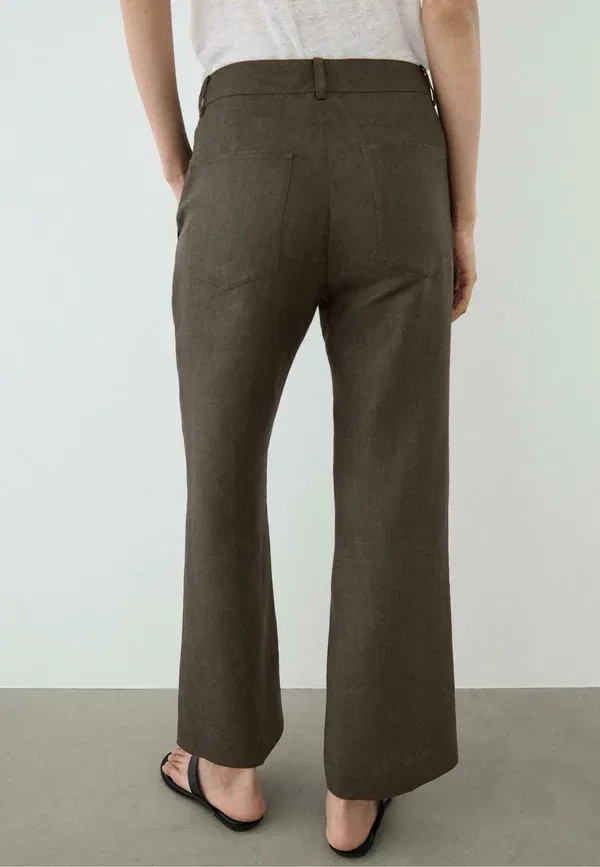 Брюки Massimo Dutti, хаки — фото 3