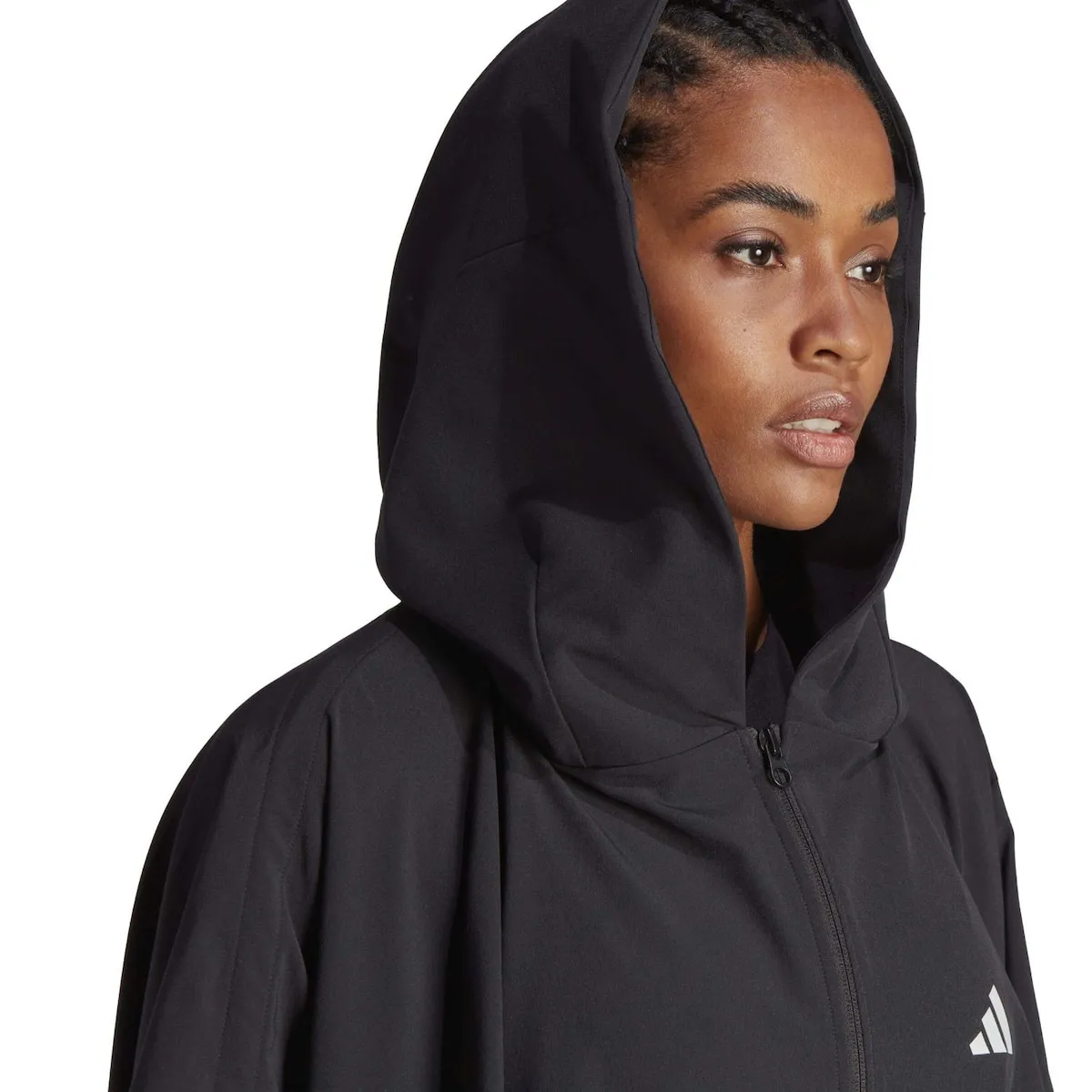 Женская теннисная куртка T PREMIUM Adidas, чёрный — фото 3