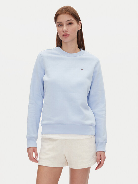 

Толстовка обычного кроя Tjw Reg S Flag Crew DW0DW19959 Tommy Jeans, голубой