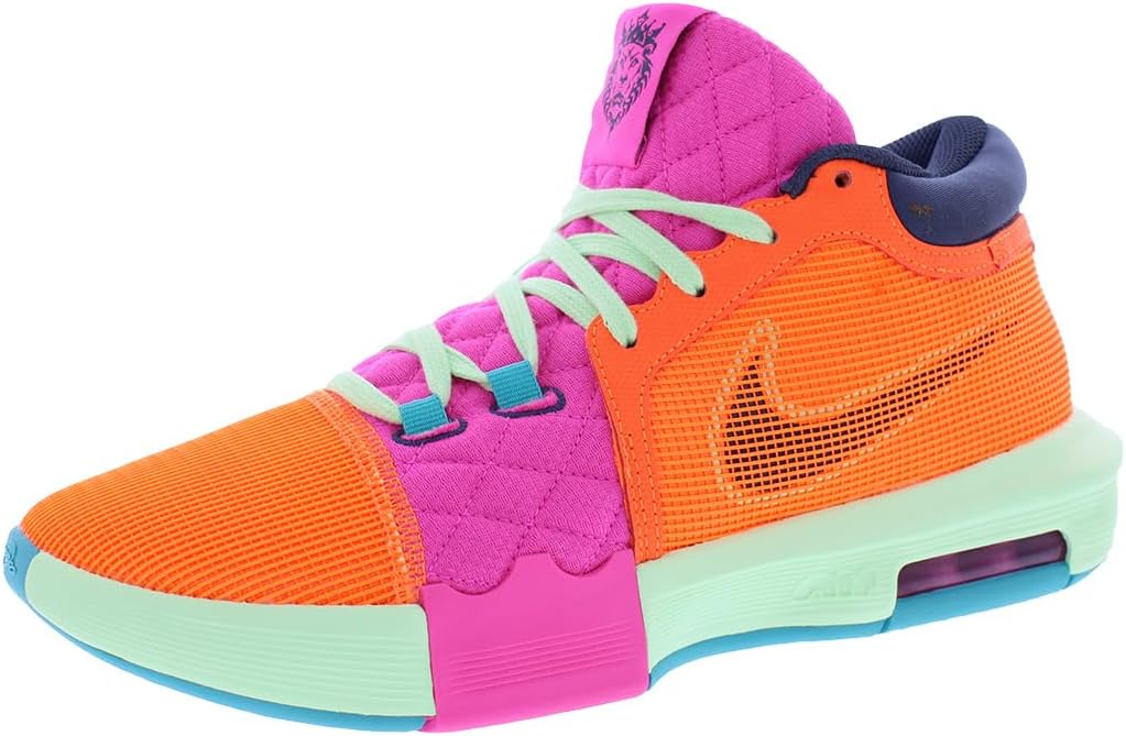

Nike Lebron Witness VIII, мужские баскетбольные кроссовки, 0, Total Orange/Thunder Blue
