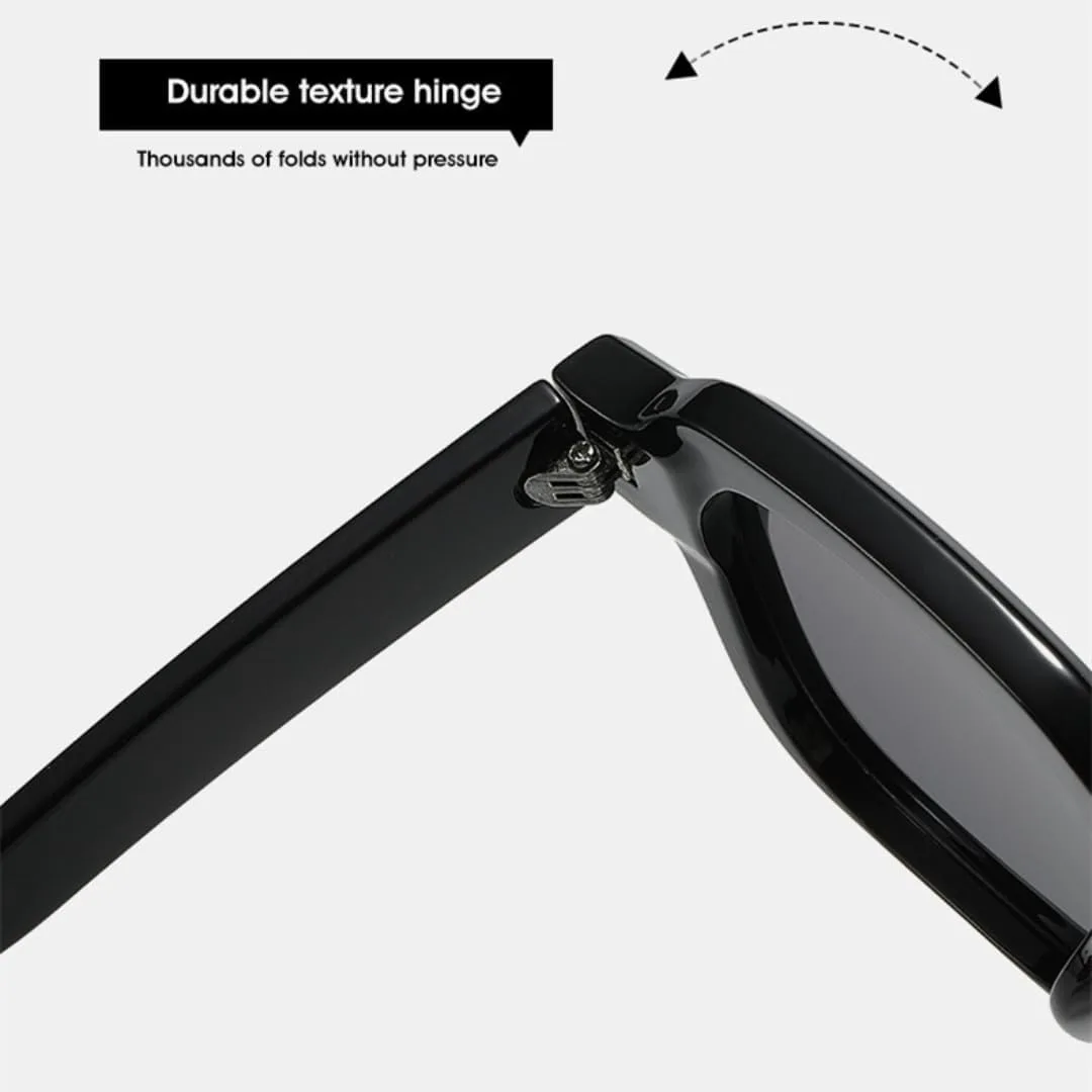 

Квадратные солнцезащитные очки для мужчин и женщин, прозрачные, для путешествий, винтажные, ретро, ​​с защитой от УФ-излучения UV400 UATXTAU, Leopard Green