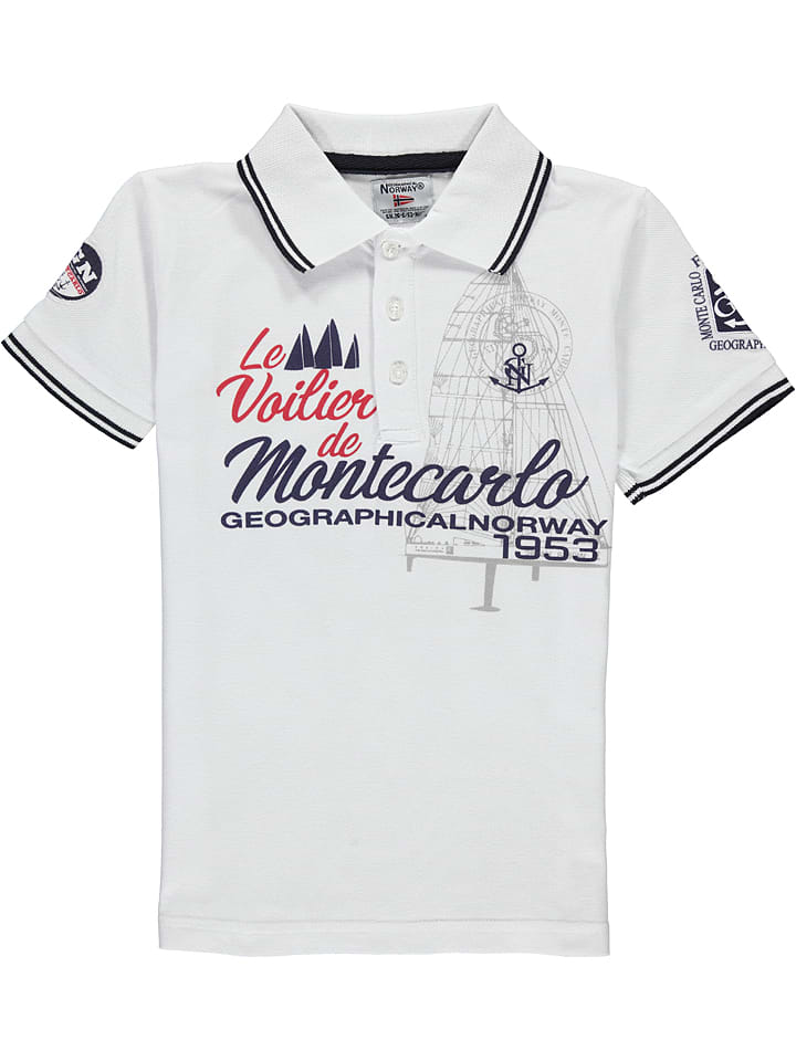 

Рубашка-поло Geographical Norway, белый