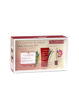 

Набор Multi Intensive Day Set — 50 мл дневного крема, 15 мл ночного крема, 1,4 мл Lip Comfort Clarins