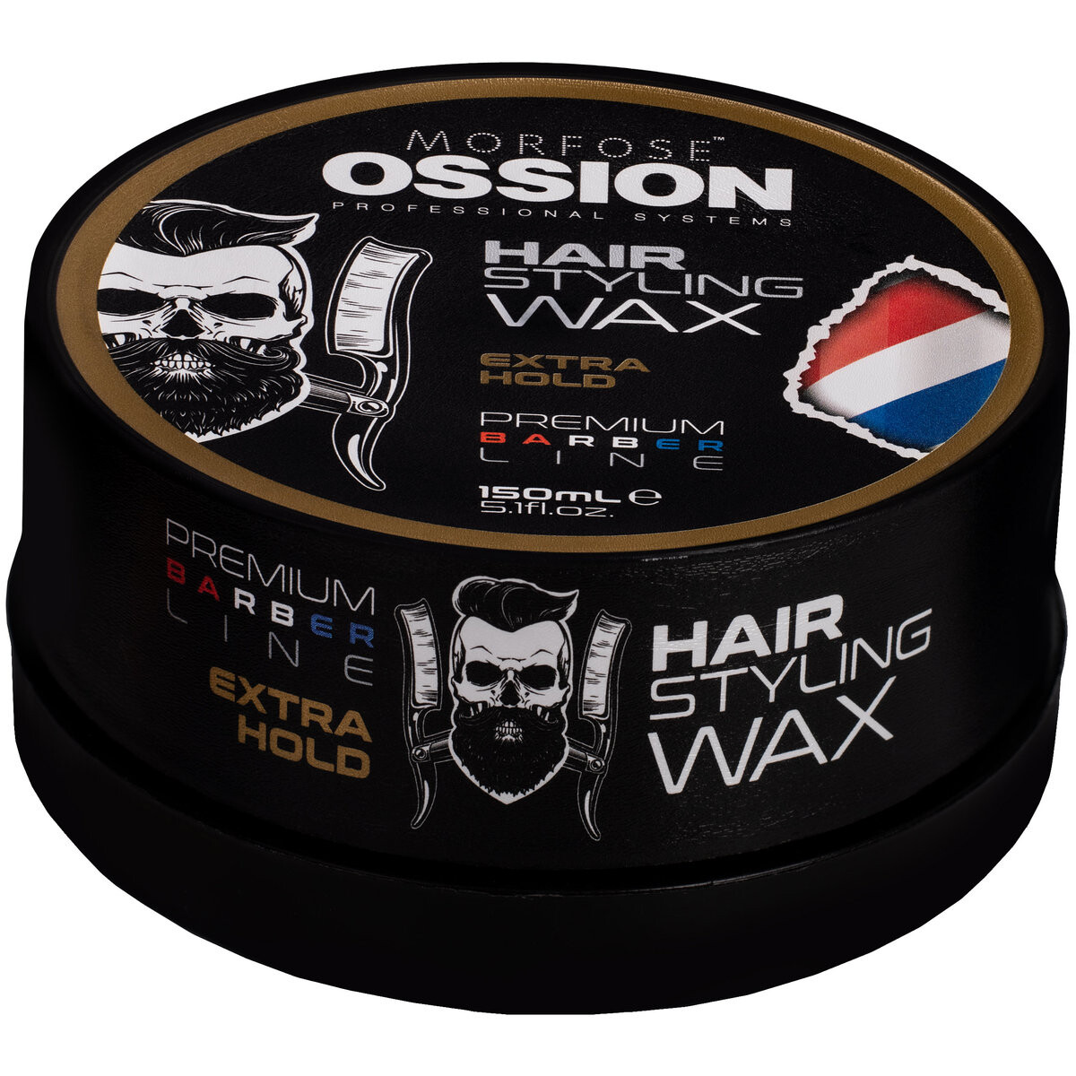 

Morfose Ossion Hair Styling Wax Extra Hold Очень прочный гель-воск для волос и бороды, придает блеск, не слипается, 150 мл