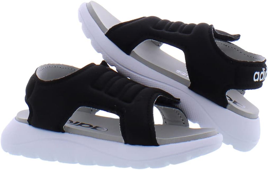Шлепанцы Adidas Adilette Comfort для мальчиков, белый/черный — фото 3