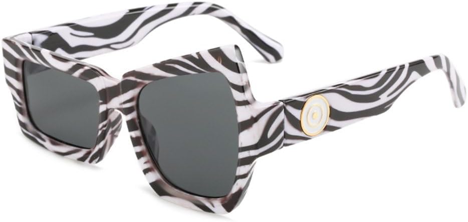 

Обычные забавные солнцезащитные очки для женщин, модные, для вечеринок, уличная одежда, защита от УФ-излучения UV400, уникальные очки с индивидуальным стилем TYUVIVO, Leopard Gray