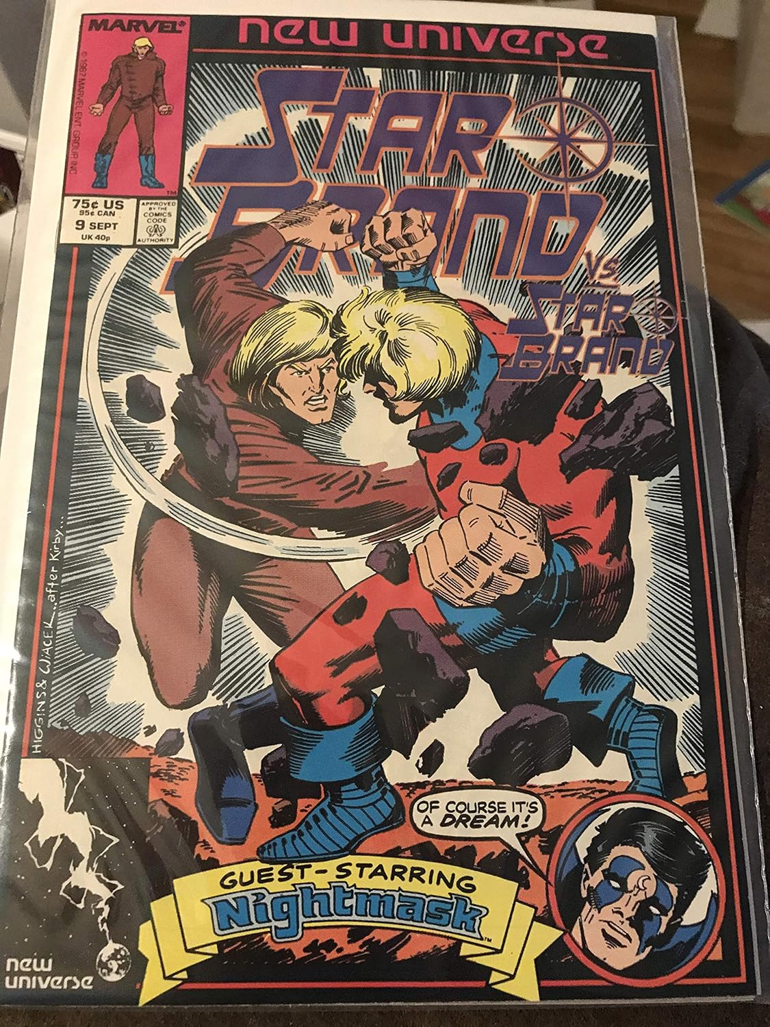 

New Universe Star Brand # 9 September 1987 (Marvel Comics)