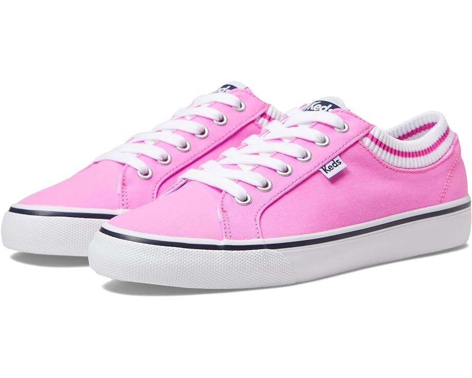 

Кроссовки Keds Jump Kick Rib Knit Lace Up, цвет Neon Pink