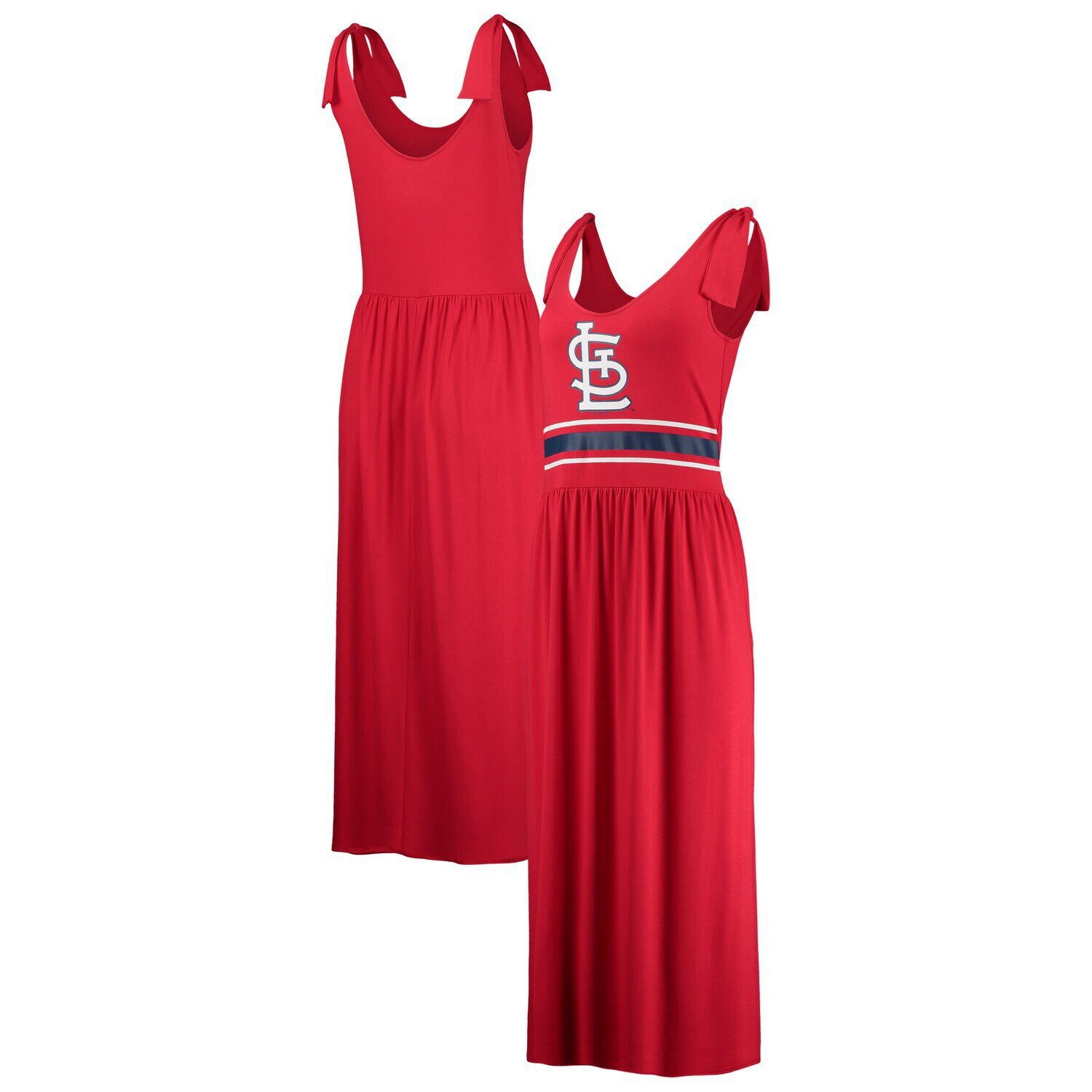 

Женское платье макси G-III 4Her от Carl Banks Red St. Louis Cardinals Game Over G-III