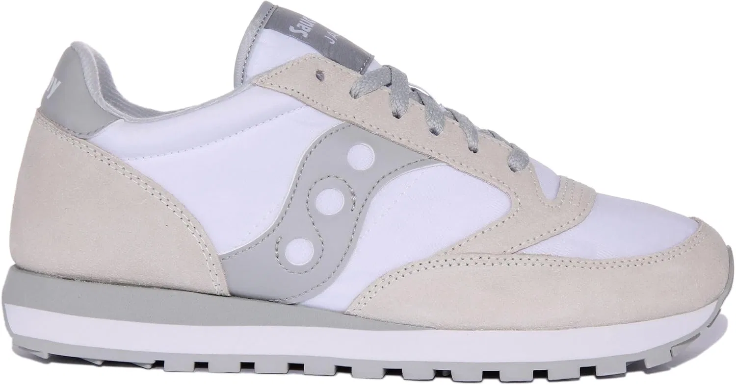 Женские кроссовки Saucony Jazz Original Cross Trainer, White Grey — фото 2