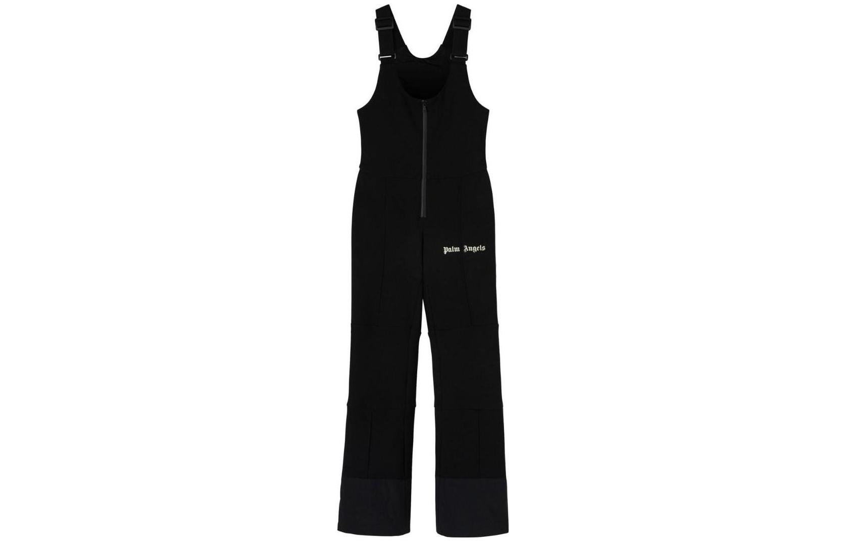 PALM ANGELS Комбинезон женский черный Moderate Overalls — фото 3