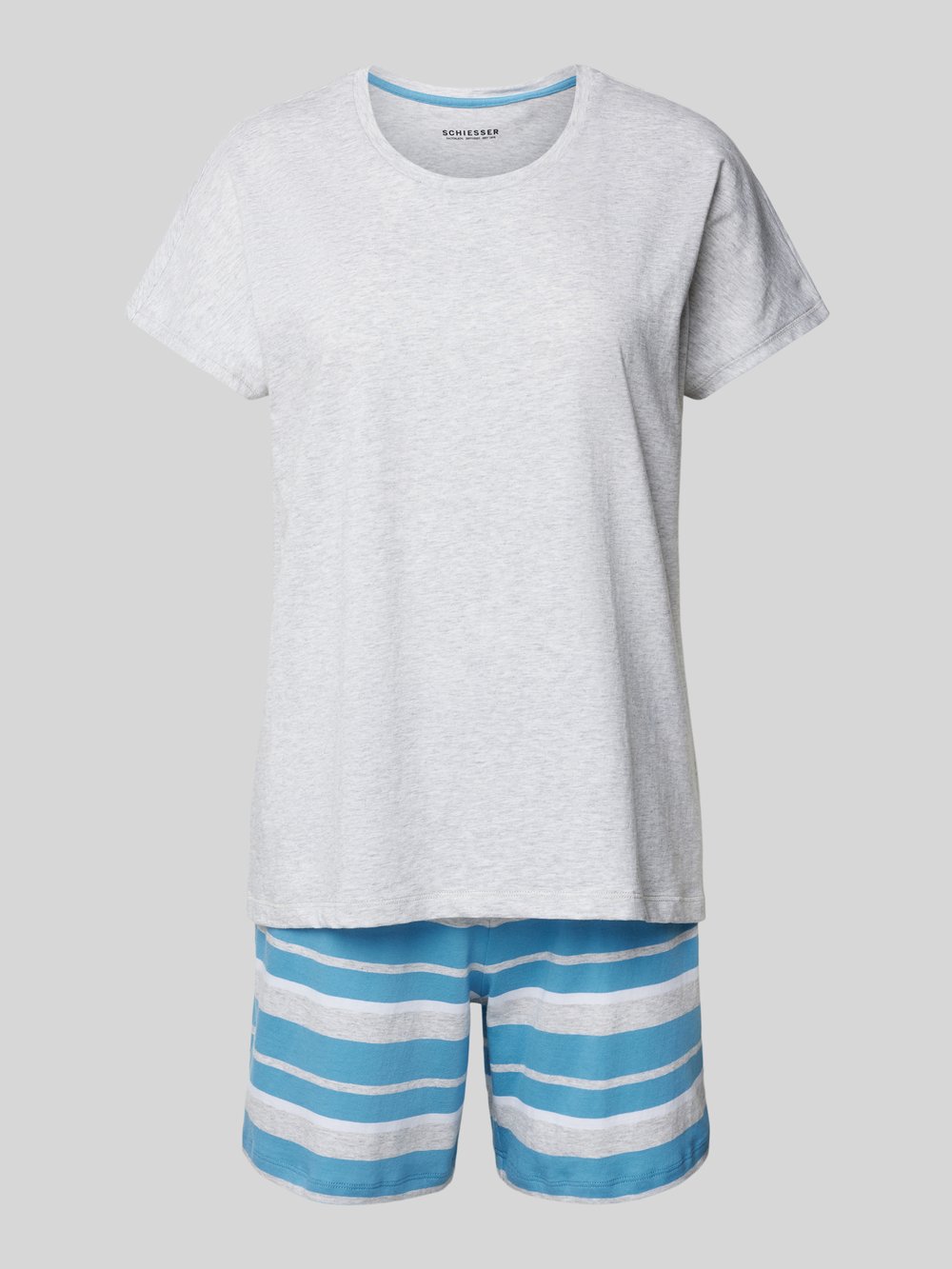 

Пижама с круглым вырезом «Casual Essentials» Schiesser, синий