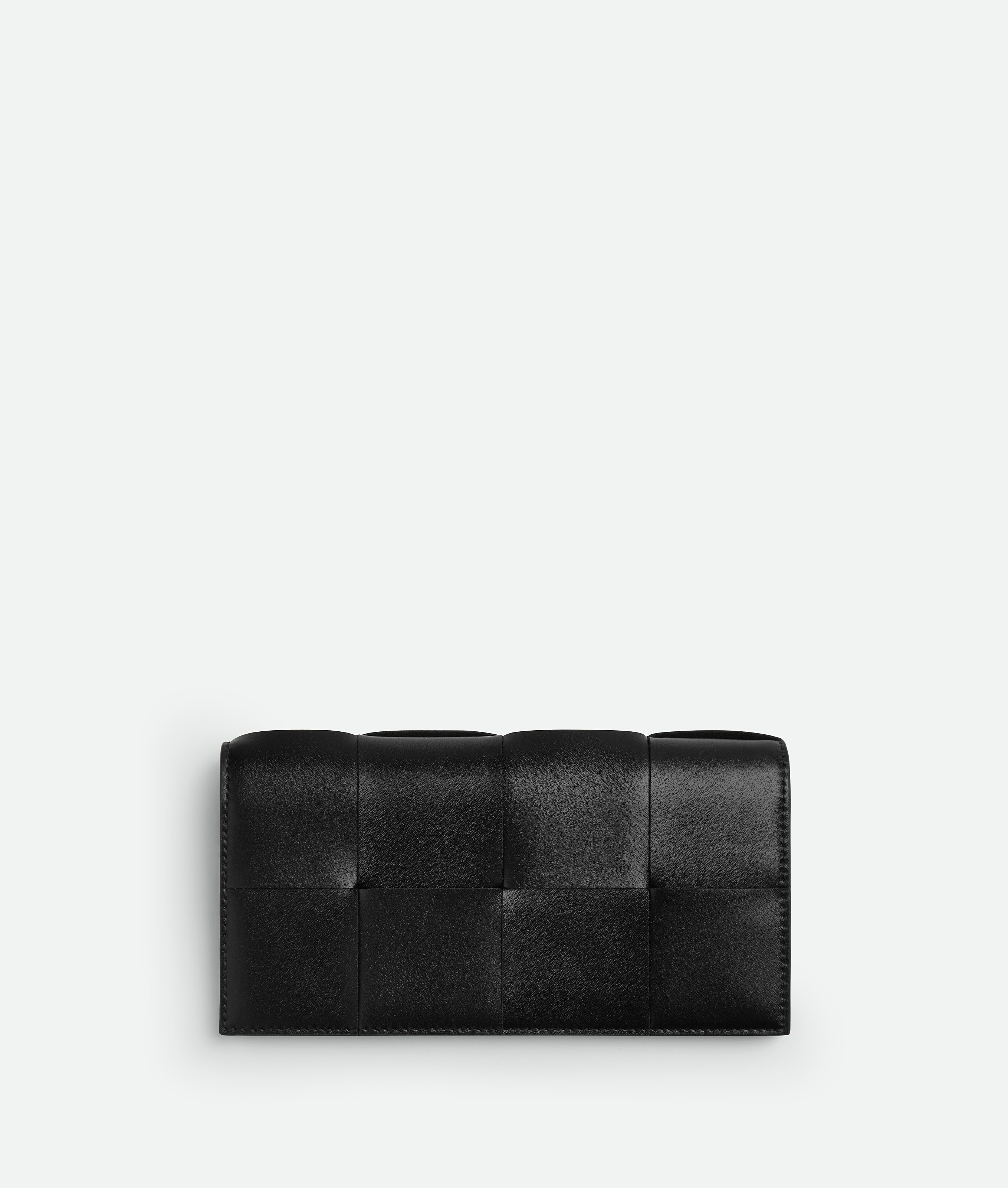 

Длинный кошелек-кассета с кошельком для монет Bottega Veneta, зеленый/черный