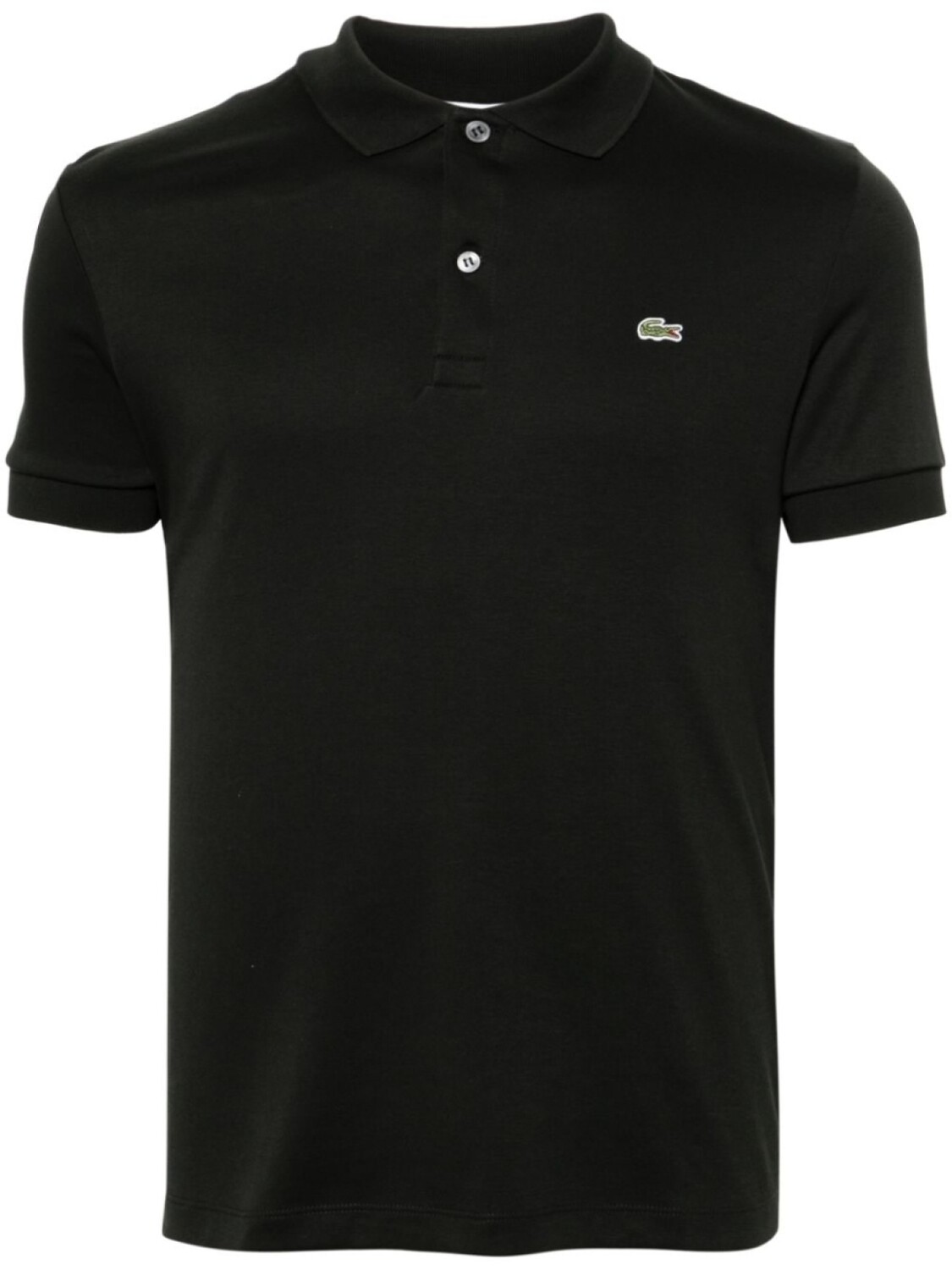 

Lacoste рубашка-поло из джерси с логотипом, черный