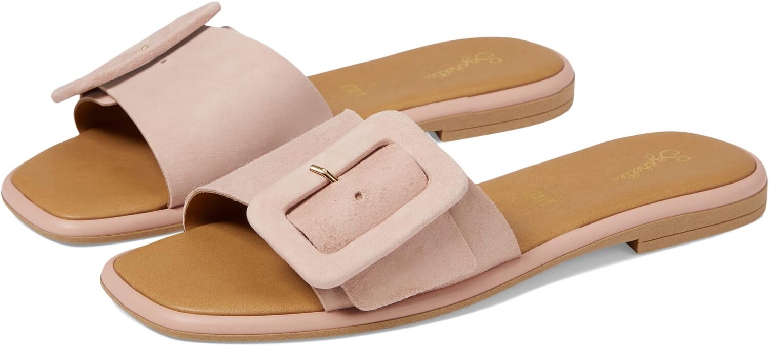 

Сандалии на плоской подошве Manhattan Seychelles, цвет Blush Suede