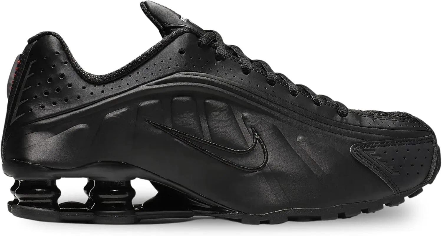 Мужские кроссовки для легкой атлетики Nike Shox R4, Multicoloured Black Black Max Orange 000 — фото 2
